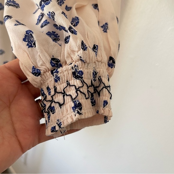 Free People Ivory Combo Tunic Top NWT Small - Picture 4 of 9